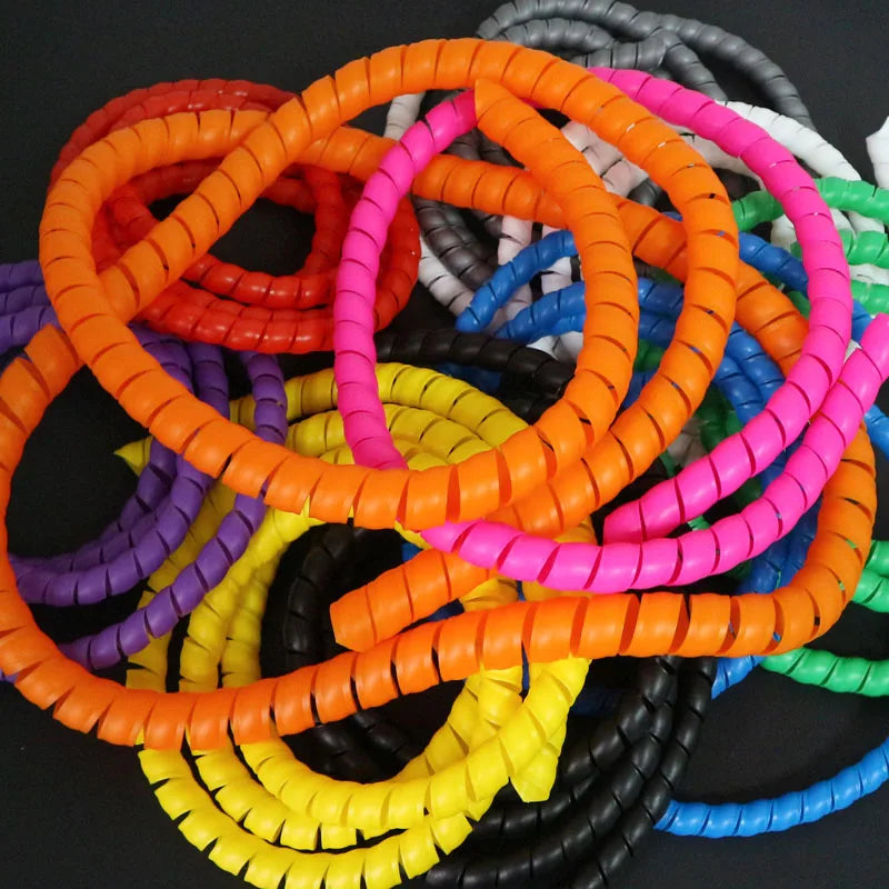 2M 8/10/12/14/16 Neue Spirale Wraping Bands Schlauch Rohr Flammschutzmittel Kabel Schutzhülle Wicklung Rohr Draht