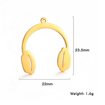 Teamer 5 teile/los Musik Note Musical Instrument Anhänger Edelstahl Charms Für Halskette Armband Herstellung Von Schmuck Großhandel Neue
