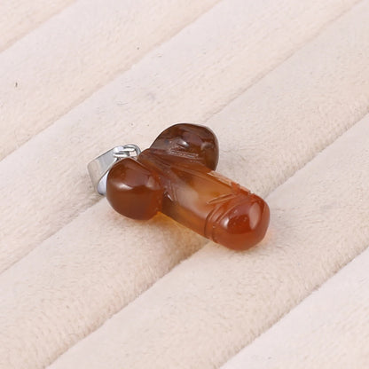 23x16mm Cartoon Schlüssel Opal Rose Quarz Naturstein Anhänger machen DIY Halskette Ohrringe Schmuck Zubehör Geschenk