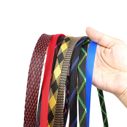 2/5/10M 2mm-20mm Flexibler Kabelschutz für Auto/Elektrische Kabel, Abrieb- und Hitzebeständige PET-Geflechtschutzmanschette