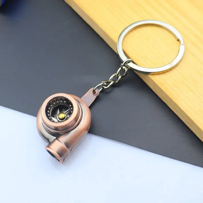 Mini Zink-legierung Auto Teile Schlüsselanhänger Simulierte Geschwindigkeit Getriebe Absorber Motor Kolben Anhänger Auto Schlüssel Halter Schlüsselring Nette Männer Geschenk