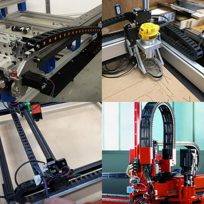 Kabel Drag Kette R55 R38 Halbgeschlossene Kabel Kette Draht Träger Für CNC 3D Drucker Laser Schneiden Maschine CNC Router