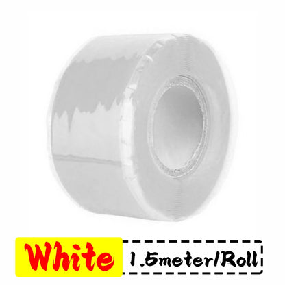 Selbstklebendes Silikonband, wasserdicht, zur Reparatur von Lecks, für Elektro- und Sanitärinstallationen, Isolierband, für Kfz-Kabel, Rohre, Schläuche, Klebeband