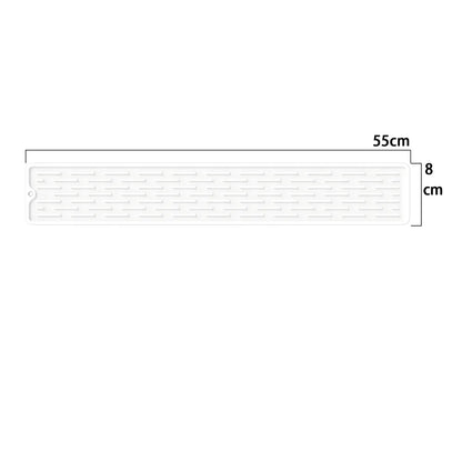 PVC-Barmatte, dick, langlebig, stilvoll, schwarz, Bar-Unterlaufmatte, rutschfest, ungiftig, Servicematte für Kaffeebars, verschleißfest, wasserdicht