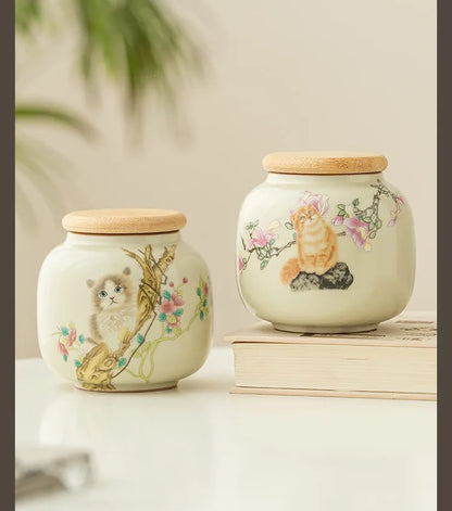 Ceramic pet urn, rabbit and cat urn, dog and cat accessories, "I Remember and Funeral" ash box, pet puppy enchantment boxes, cat accessories
