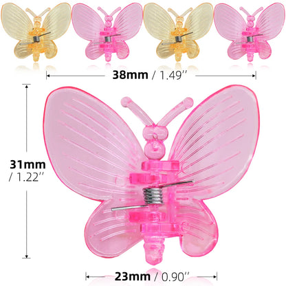 50/100pcs Orchideen clips Schmetterlings klemmen Garten pflanzen Rebe Klettern feste Unterstützung bunte Kunststoff dekorative Bonsai Dekoration
