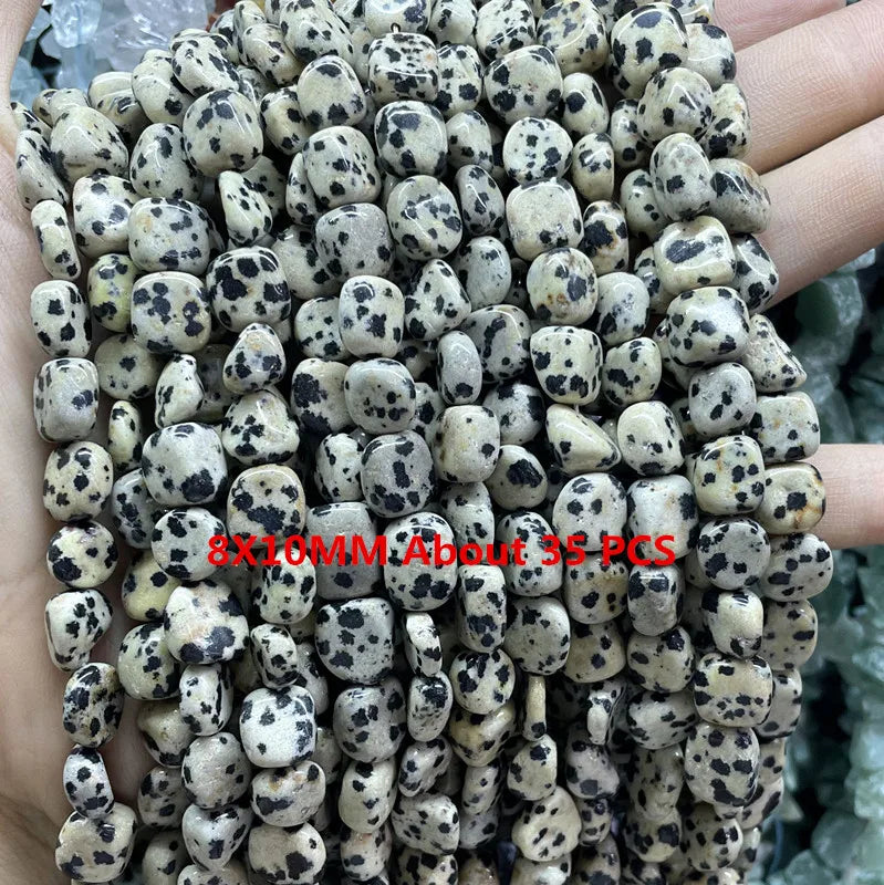 Natürliche Stein Dalmatiner Jaspis Runde Würfel Facettierte Rondelle Lose Spacer Perlen Für Schmuck Machen Charms DIY Armbänder Halskette