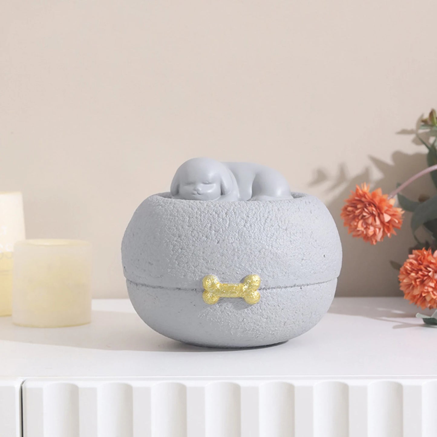 Pet Urn Cremation Memorial Urn Organizer Keepsake Case Storage Urn Box Hold Precious Memorable Casket Memorial Keepsake Box