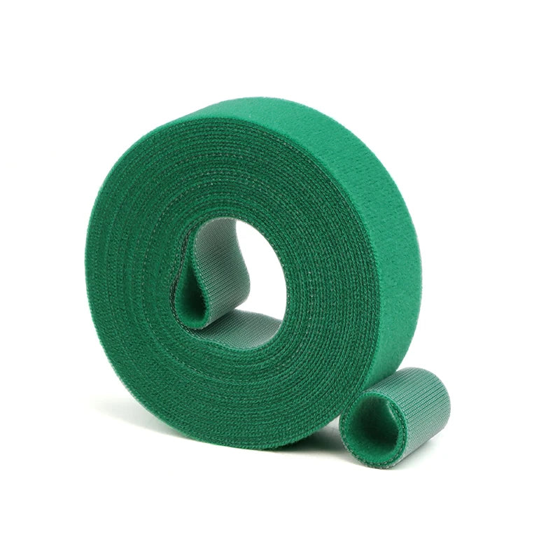 5m/Rolle Kabelbinder 10/15/20/25mm Wiederverwendbare Schlaufenbinder Selbstklebende Nylon-Bänder Organizer-Clip Kabelbefestigungsband Management