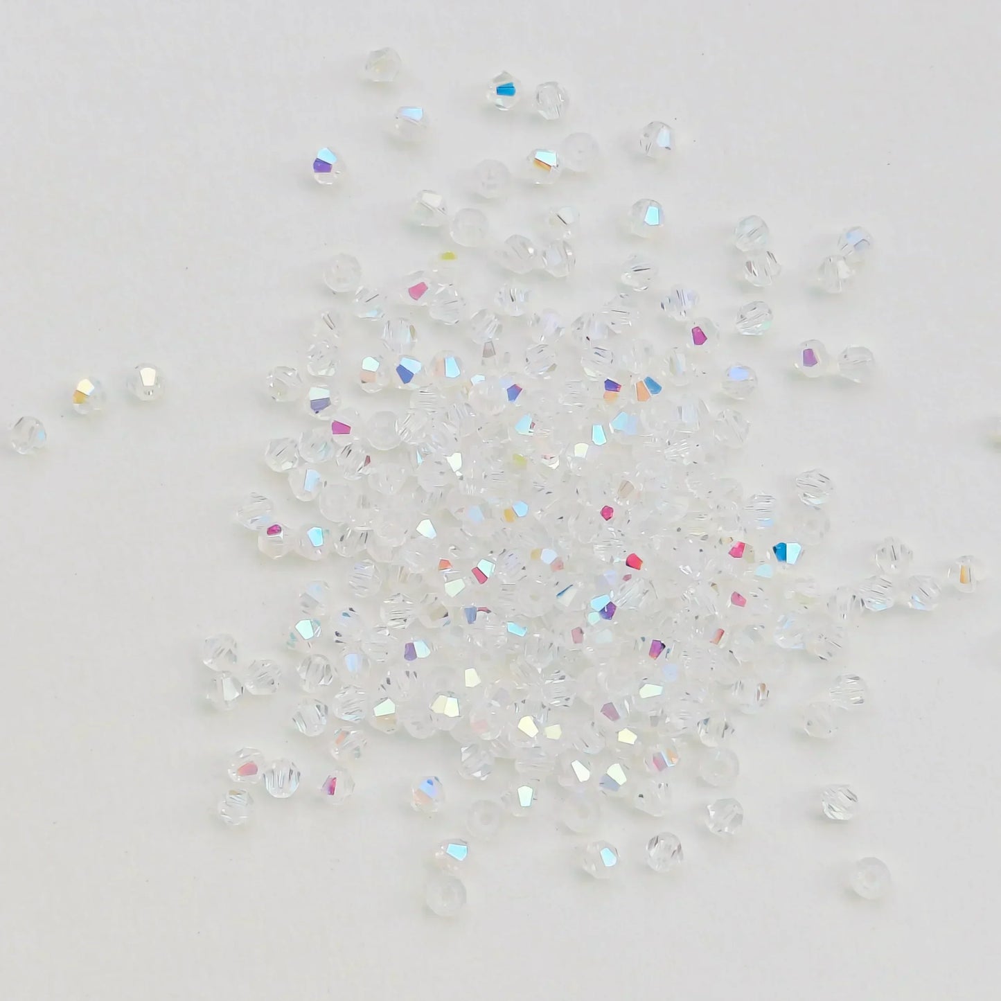 100pcs 4mm glänzende facettierte österreich Kristall perlen Bicone Perlen lose Spacer Perlen für Schmuck machen DIY Armband Halskette Anhänger