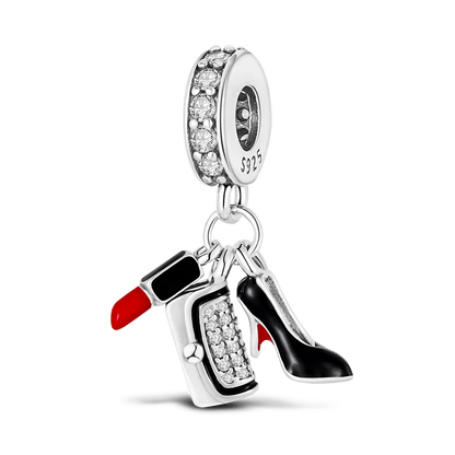 Charm-Perle aus 925er-Sterlingsilber, Mutter-Geschenk, Mutter, Liebe, glückliche Familie, baumelnd, passend für Original-Armreif, Halskette, DIY-Schmuck