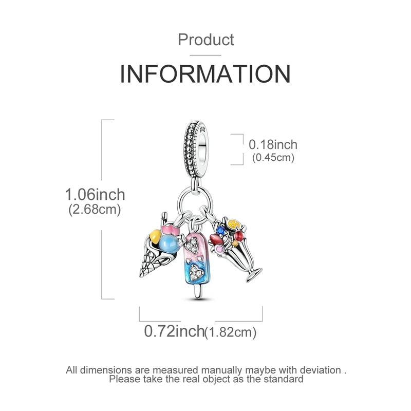 925 Sterling Silber Mond Schmetterling Charms Perlen Kopfhörer Avocado Anhänger Schmuck Fit Original 925 Armband Für Frauen DIY Geschenk