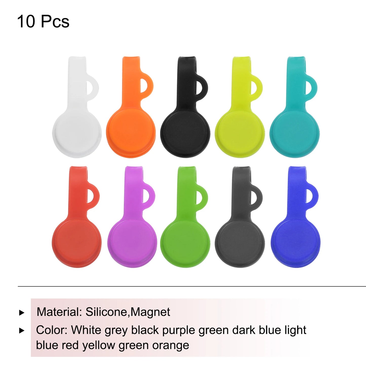 10 Stück Magnet kabel clips 2,8 Zoll x 0,6 Zoll Magnet kabel Organizer Kabelbinder wieder verwendbare Kabelbinder für das Küchen büro zu Hause