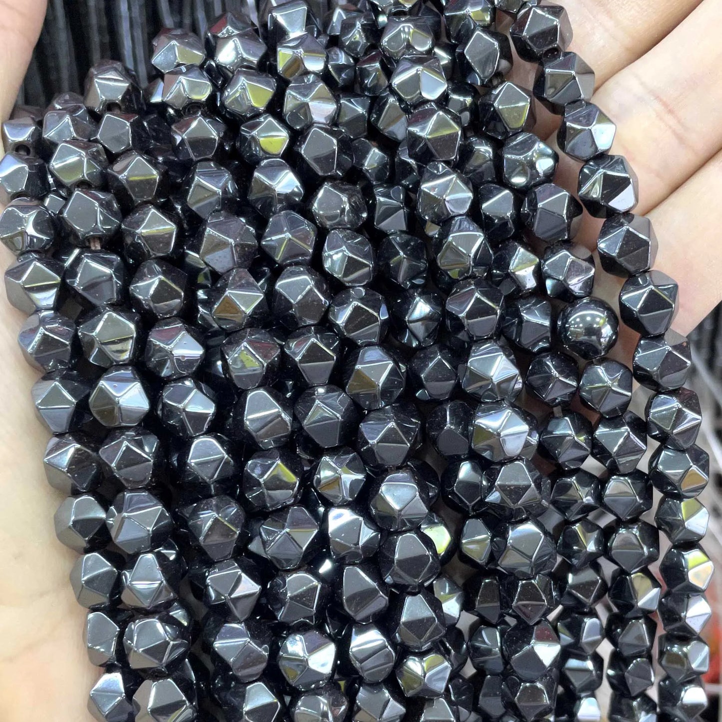 6 8 10 MM Natürliche Facettierte Stein Achate Rhodolite Quarz Jade Spacer Perlen Diy Handgemachte Armband Für Schmuck Machen zubehör