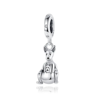 Tier-Serie, 925er-Sterlingsilber, Giraffe, Kamel, Gans, Orang-Utan, Affe, Siegel-Charm, passend für DIY-Armbänder, Halsketten, edler Schmuck, Geschenke
