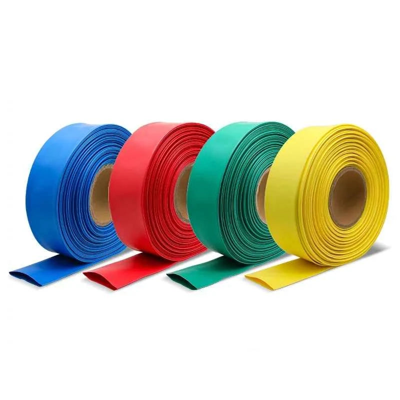 1m Schrumpfschlauch Durchmesser 60 70 80 90 100 120 150 mm 2:1 Polyolefin Thermische Kabelummantelung Isolierte Drahtschutzhülle