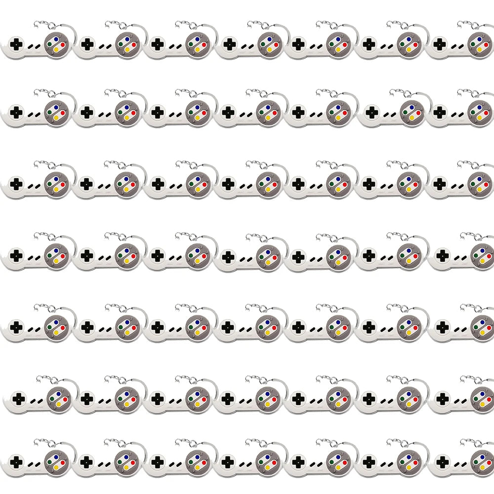 50PCS Schlüsselbund für Jungen Männer Gamepad Schlüsselring Joystick Game Controller Schlüssel Zubehör fit Handtasche Schlüssel Anhänger Freunde Schlüssel geschenke
