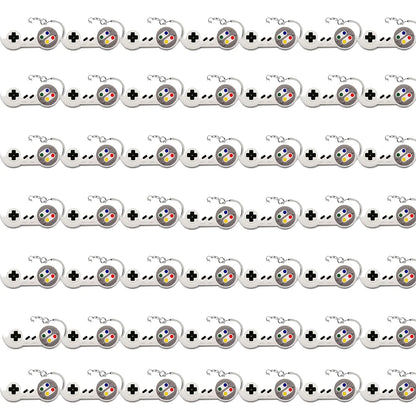 50PCS Schlüsselbund für Jungen Männer Gamepad Schlüsselring Joystick Game Controller Schlüssel Zubehör fit Handtasche Schlüssel Anhänger Freunde Schlüssel geschenke