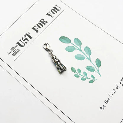 Neuer bunter Raketen-Anhänger, baumelnder Charm, 925er Sterlingsilber, Modeschmuck für Damen und Herren, trendiges Geschenk