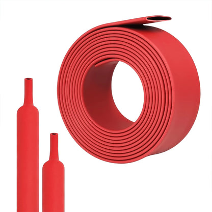 Φ1/16" bis Φ2-5/9" Schrumpfschlauch, Verhältnis 3:1, doppelwandig, mit Klebstoff ausgekleidet, Schrumpfschlauch, wasserdicht, industriell, rot