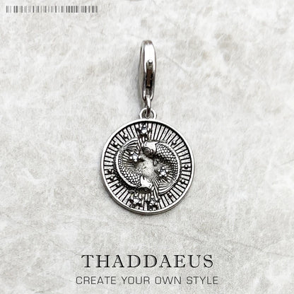 Charm-Anhänger Widder Stier Zwillinge Krebs Löwe Jungfrau Waage Skorpion Sgr Cap Aqu Fische Sternzeichen Vintage Geschenk 925er Sterlingsilber