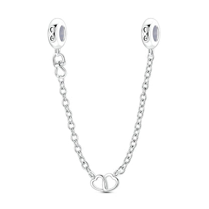 Sicherheitskette Libelle Schmetterling 925er Sterlingsilber Original Marienkäfer Kolibri Charm DIY Schmuckherstellung für Armband Armreif