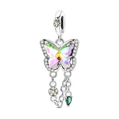 Original-Charm-Perle aus 925er-Sterlingsilber mit eingelegtem Zirkonium, Schleife, Liebesherz, Ballon-Anhänger, passend für Armbänder, DIY-Schmuckmarkierung