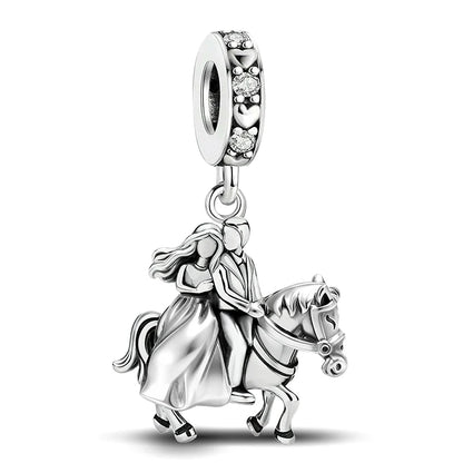 Charms aus 925er-Sterlingsilber für Jungen und Mädchen, Paar-Serie, Vorschlag, Geständnis, Perlen, passend für Original-Pan-Armbänder, edler Schmuck, Geschenk