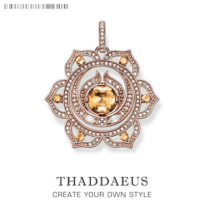 Anhänger Splenic Root Herz Third-Eye Throat Chakra Lotus Karma Wheel, brandneuer Vintage-Schmuck Bijoux Geschenk für Frau Mädchen Männer