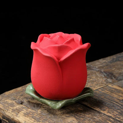 Keramische Feuerbestattungsurnen für menschliche Asche, Urnen für kleine Haustiere, Tierrosen-Blumengedenkstätte, Bestattungsbehälter für Katzen und Hunde