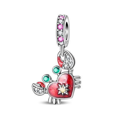 Beliebter Charm-Anhänger aus 925er-Sterlingsilber mit Delfin, sicherer Kette, Muschel und Qualle, passend für Armbänder, exquisites Strandparty-Geschenk