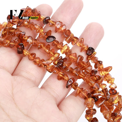 Naturstein Bernstein Runde unregelmäßige Rondelle Edelstein lose Perlen facettierte lose Perlen für Schmuckherstellung DIY Armband handgefertigt