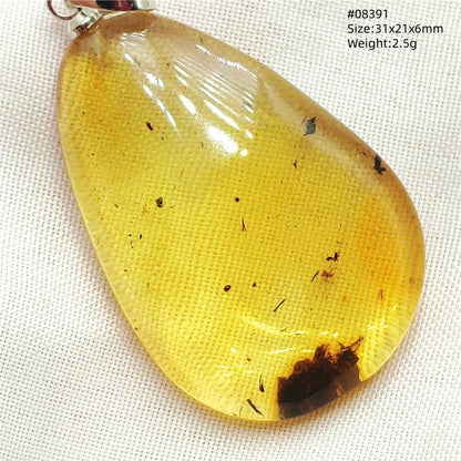Natürlicher Bernstein-Anhänger Blumenförmiger Gelber Baltischer Bernstein Damen Herren Schmuck Reiki-Stein Burma AAAAAAA