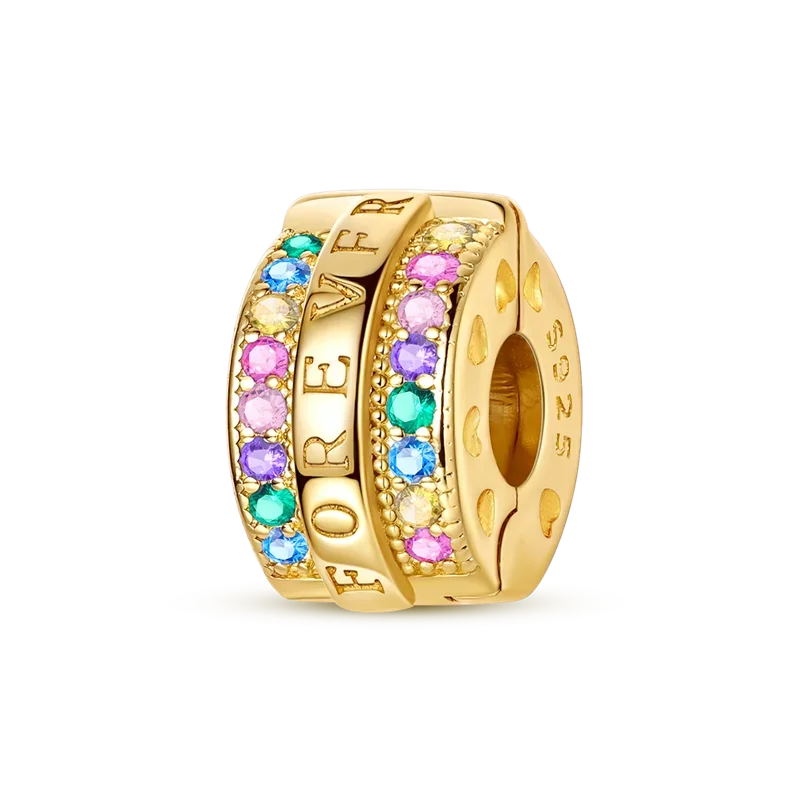 Gold-Serie, DIY-Charms, Original-Charms aus 925er-Sterlingsilber mit eingelegtem Zirkonium, Sonnen- und Leoparden-Anhänger, passend für Armbänder, Schmuck, Geschenkmarkierung