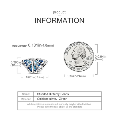 Charm-Anhänger aus Silber 925, blaue Serie, passend für Armbänder, Charms, DIY, originelle Mode-Anhänger für Schmuckherstellung