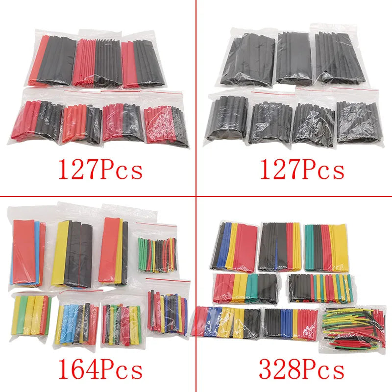 Schrumpfschlauch-Set, Schrumpfschlauch, Drähte, elektrischer Anschluss, Draht, Kabel, Verpackung, Isolierschlauch, Schrumpfschlauch