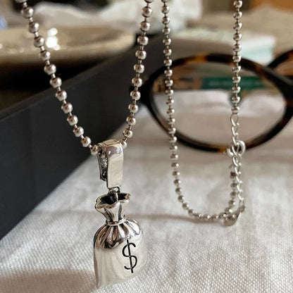 VENTFILLE 925 Sterling Silber Perle Geometrie Halskette für Frauen Mädchen Koreanische Design Vielseitig Halsband Schmuck Dropship Großhandel