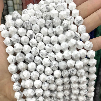 6 8 10 MM Natürliche Facettierte Stein Achate Rhodolite Quarz Jade Spacer Perlen Diy Handgemachte Armband Für Schmuck Machen zubehör