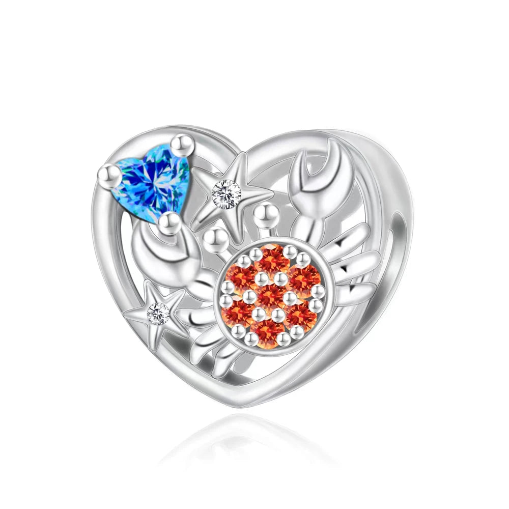 Ocean Series 925er Sterlingsilber, Wal, Schildkröte, kleiner Fisch, Qualle, Delfin, blauer Charm, passend für DIY-Armband, Halskette, Party-Schmuck