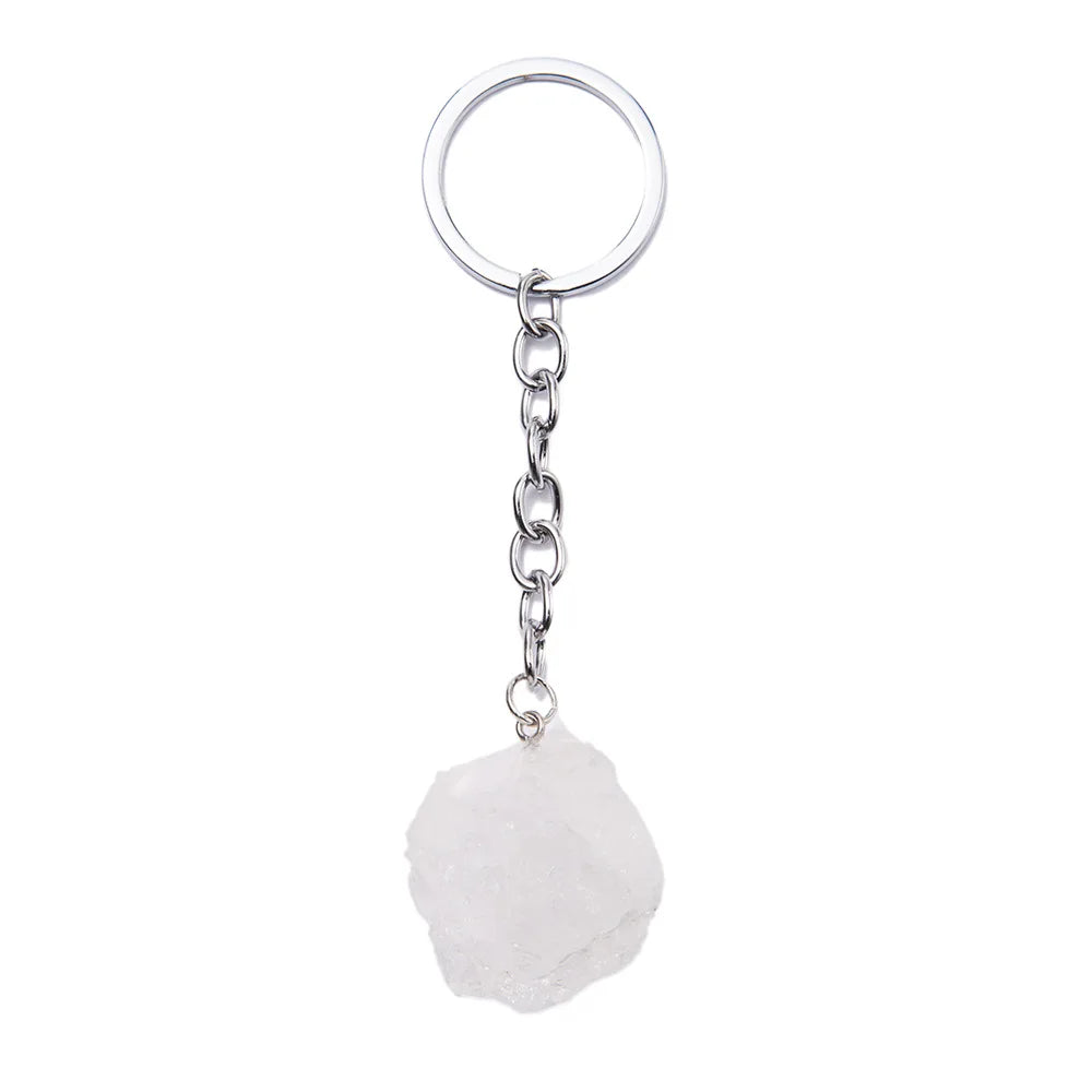 1-2 cm natürlicher roher Erz-Schlüsselanhänger, Edelstein, Quarz, Fluorit, Citrin, Amethyst, unregelmäßiger Stein, Anhänger, Charms, Schmuckherstellung, Zubehör