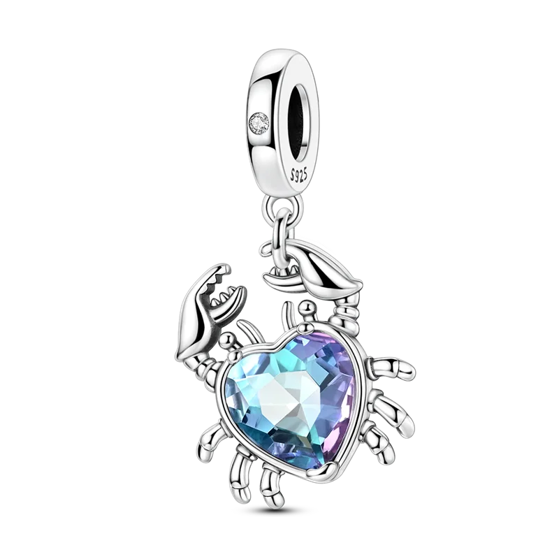 Charms aus 925er-Sterlingsilber, Baum des Lebens, Perlen, Kürbiskopf, Liebesherz, baumelnd, passend für Original-Armbänder, Halsketten, DIY-Modeschmuck
