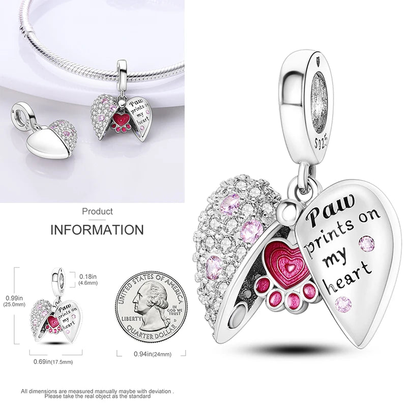Charms aus 925er-Sterlingsilber, bunt, Sonnenblume, Hund, Jungen, Geschenkartikel, Schmetterling, Flugzeug, Erde, passend für Original-Anhänger, Schmuck, Make-up