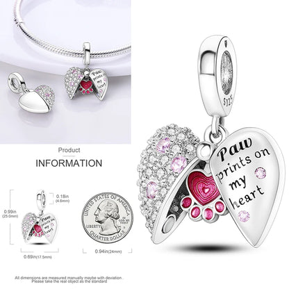 Charms aus 925er-Sterlingsilber, bunt, Sonnenblume, Hund, Jungen, Geschenkartikel, Schmetterling, Flugzeug, Erde, passend für Original-Anhänger, Schmuck, Make-up