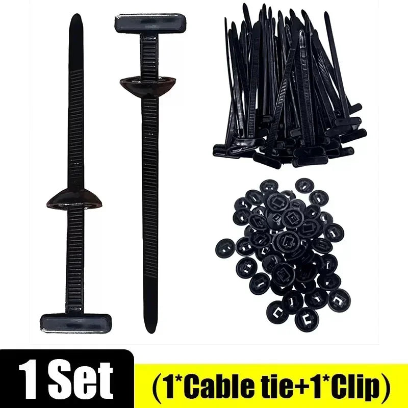 300/1PCS Universal Kabelbinder Schnalle Heavy Duty Selbstsichernde Nylon Kabelbinder Halter Für Auto Mehrzweck kunststoff Kabelbinder Werkzeug
