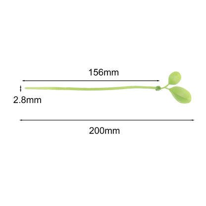 Sichere Pflanzenstützsysteme, Pflanzenbefestigungen, 20 cm Blatt-Kabelbinder, dekorative Blattform, einfach anzubringen, sicherer Halt