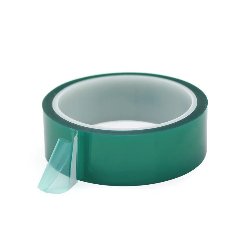 33 m/Rolle PET-Folienband, Hochtemperatur-PCB-Löten, SMT-Beschichtung, Abschirmung, hitzebeständiger Isolierschutz, grüne, spurlose Bänder
