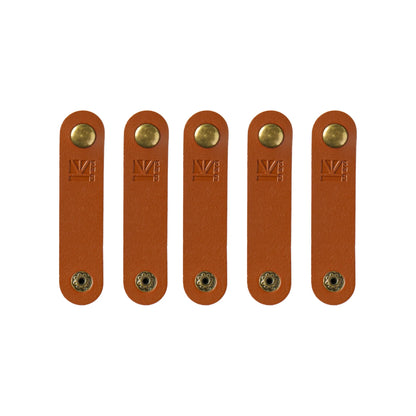 1/2/3/5/10PCS Echtes Leder Kabelbinder KBEAR A1 Wickler Kopfhörer kabel Draht Organizer Kabel Halter Für iphone samsung USB daten