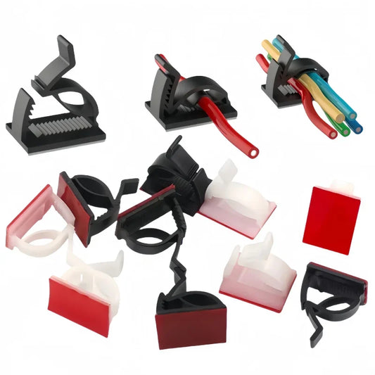 60/10Pcs Selbst-klebe Auto Feste Clip Datenkabel Kabel Dekorative Halterung Befestigung Organizer Draht Auto Verschluss innen Zubehör