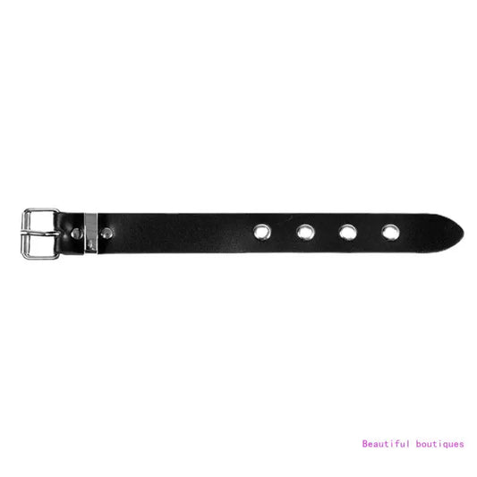 Punk Armbänder Männer Frauen Retro Armband Einstellbare Handgelenk Gürtel Schnalle Stil Manschette Armreif Armband für Männer