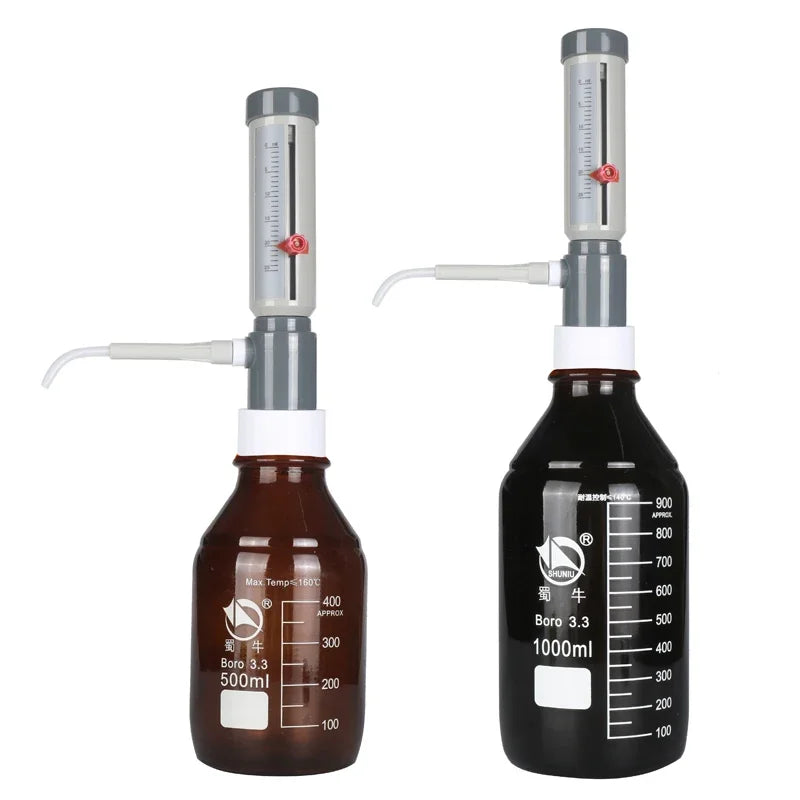 Laborflaschen-Top-Spender, Spender 0–25 ml, Hülse, verstellbarer quantitativer Separator
